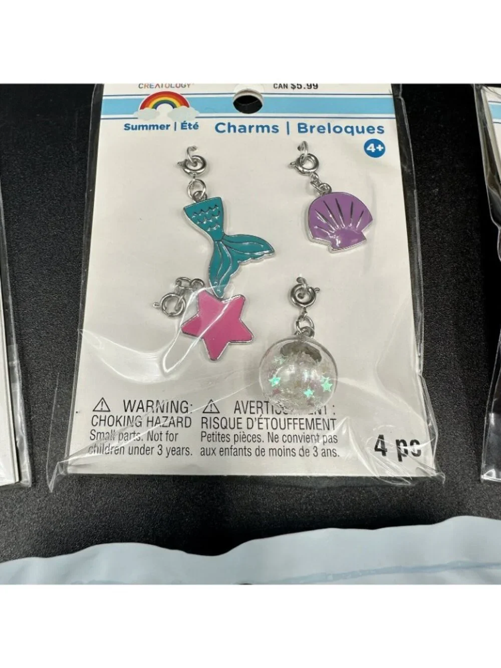Charms Lot for Bracelets Kids DIY Jewelry Wood Beads Unicorn Mermaid Star
